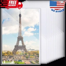 12 Pcs Poster Protector Sleeve 24 x 36 Inch Clear Rigid Print Plastic