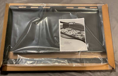 Weber 6789 Black Carbon Steel Full Size Griddle for Genesis 400 Series Gas