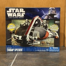 Star Wars The Clone Wars Republic Swamp Speeder NIB
