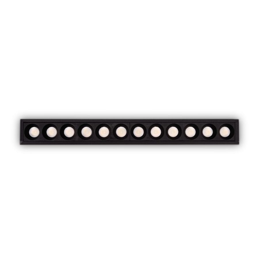 Ideal Lux Luci & Illuminazione LIKA FI SLIM 20W 2700K BK Lampada da incasso L 23
