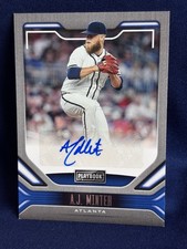 2020 Panini Chronicles PlayBook Autograph A.J. Minter #PA-AJ Mets AJ