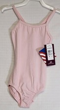 Motionwear Camisole Leotard with V-Back Straps Light Pink SZ IC6X-7