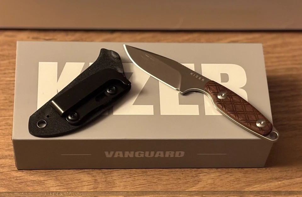 KIZER Muskrat S35VN Mkuruti Wood Handle - Bild 2 von 4
