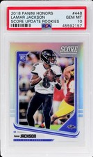 2018 Panini Honors Lamar Jackson #448 PSA 10 RC Score Update Rookie 2/99