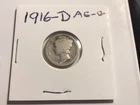1916D Mercury Dime AG-G Condition - SILVER Coin - Full Date