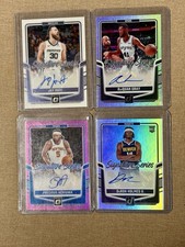 2024-25 Donruss Optic Signature Series Auto Lot Pink /25 Holmes RC Huff