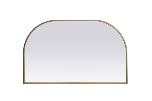 Elegant Lighting MR1B3924 Blaire 39" W x 24" H Modern Arched - Brass - Picture 1 of 12