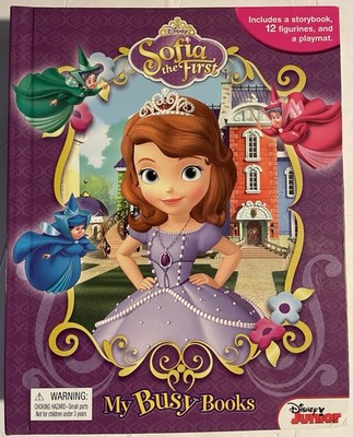 Sofia the First My Busy Books - Storybook (MISSING 2 FIGURES & the Playmat)