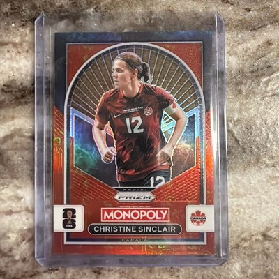 2026 Panini Prizm Monopoly World Cup Christine Sinclair Red and