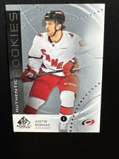 25-26 UD SP Game Used Hockey Authentic Rookies AR-JR Justin Robidas