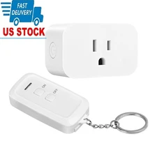 Plug and Play Remote Control Outlet, IWireless Remote Light Switch