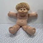 Vintage 2004 Cabbage Patch Kids Boy Doll Blonde/ Blue Hong Kong CR21405 As Is