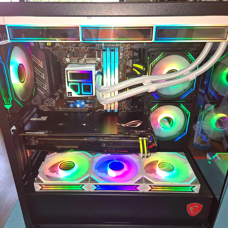 Gaming PC Desktop | Intel 8600 | ASUS Strix RX 580 8Gb GPU | 32Gb DDR4 | SSD - Image 3 of 4