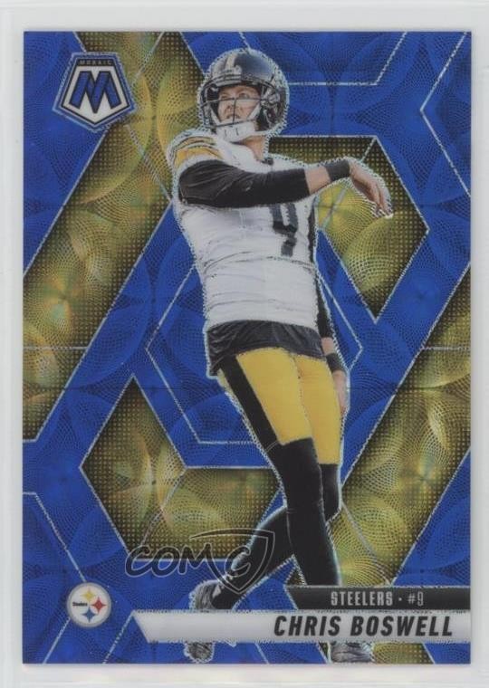 2025 Panini Mosaic Blue Scope Prizm Chris Boswell #57 2d8