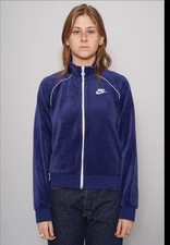 Womens Nike Sportswear Velour Jacket Size S Used
