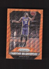 2015-16 Panini Prizm Orange Wave Prizms #148 Wayne Ellington Brooklyn Nets