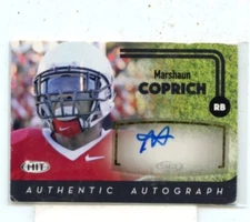 Marshaun Coprich 2016 Sage Hit Rookie Auto Autograph A31