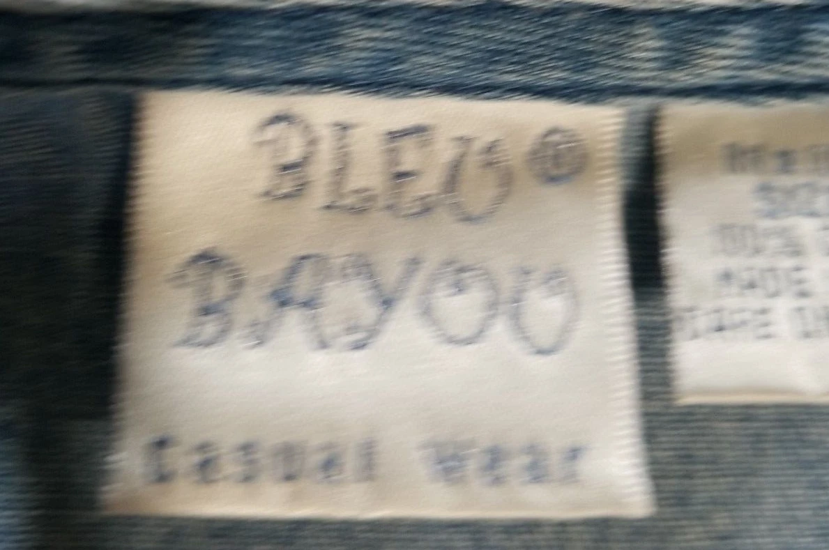 VETEMENTS Abito Vintage Bleu Bayou Donna Blu Medio Chambray Jean Maxi Cottagecore Sun Star