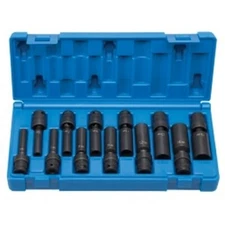 Grey Pneumatic 9712UMD 1/4" Drive 12 Piece Deep Universal Metric Set