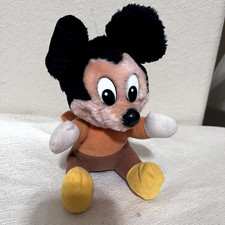 Vintage 1984 Disney Mickey Mouse Christmas Carol Plush Bob Cratchit Hardees 8"