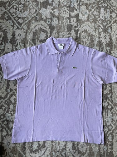 Lacoste Light Purple Polo Tshirt Size 7 