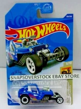 2020 HOT WHEELS BLUE 1942 WILLYS MB JEEP, BAJA BLAZERS #6/10, HW #139/250, VHTF