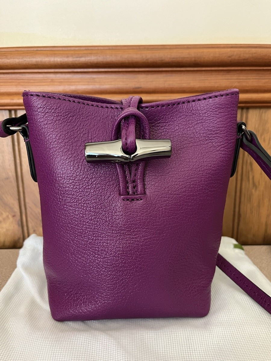 Longchamp Crossbody bag XS Roseau essential leather bucket bag