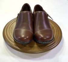 Clarks Women  s Loafers Side Zip Size 7M