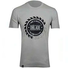 DBlade Corporate Buzz Mens Work Wear Top Grey Short Sleeve Stylish T-Shirt
