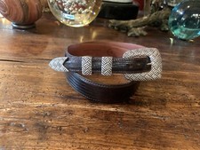 Douglas Magnus James Reid Style Sterling Silver Belt Buckle 31-33-1.25/.75   