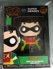 FUNKO BOX POP POP FIGURE! ENAMEL PIN PIN'S BADGE DC COMICS HEROES BATMAN ROBIN