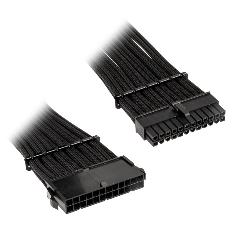 BitFenix Alchemy Prolunga ATX 24 Pin 30 cm - Sleeved, Nero