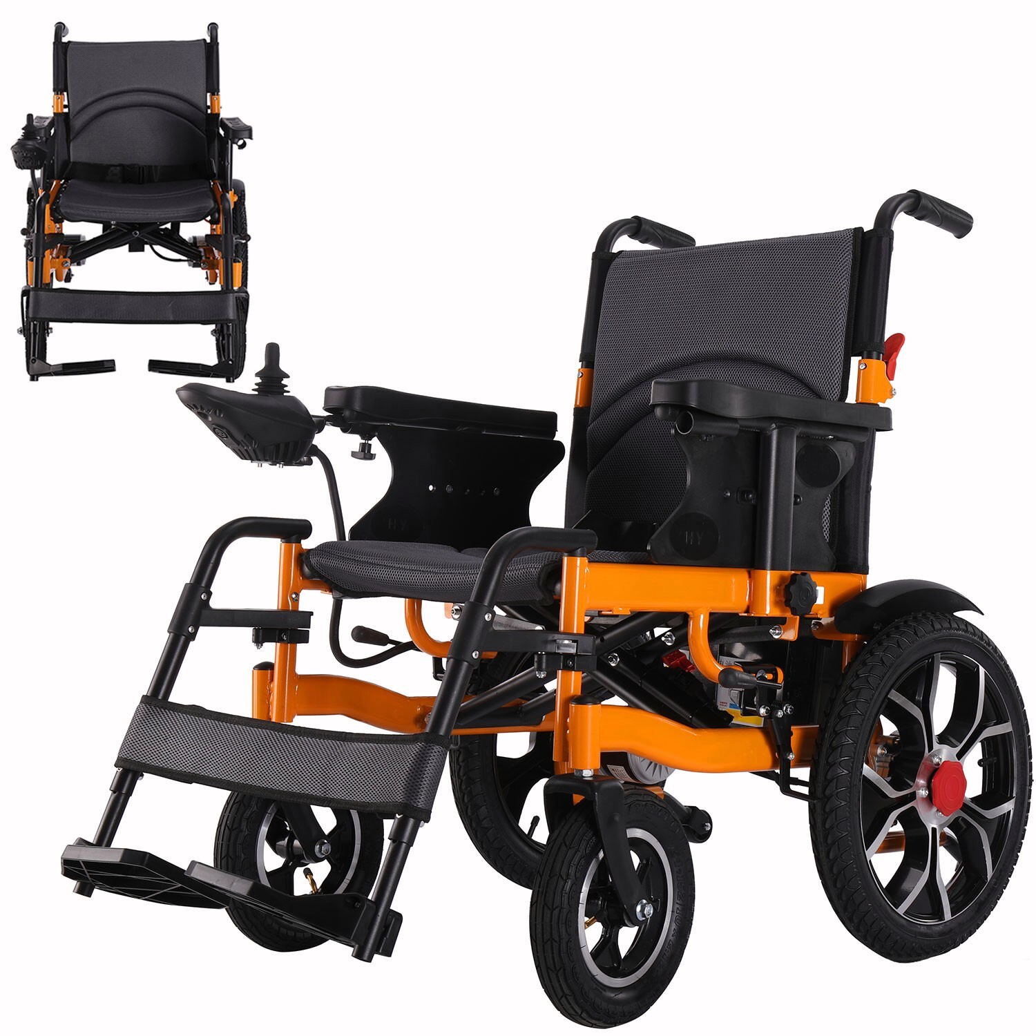 Heavy Duty Power Wheelchair,Stronger, Longer Range,Durable Electric