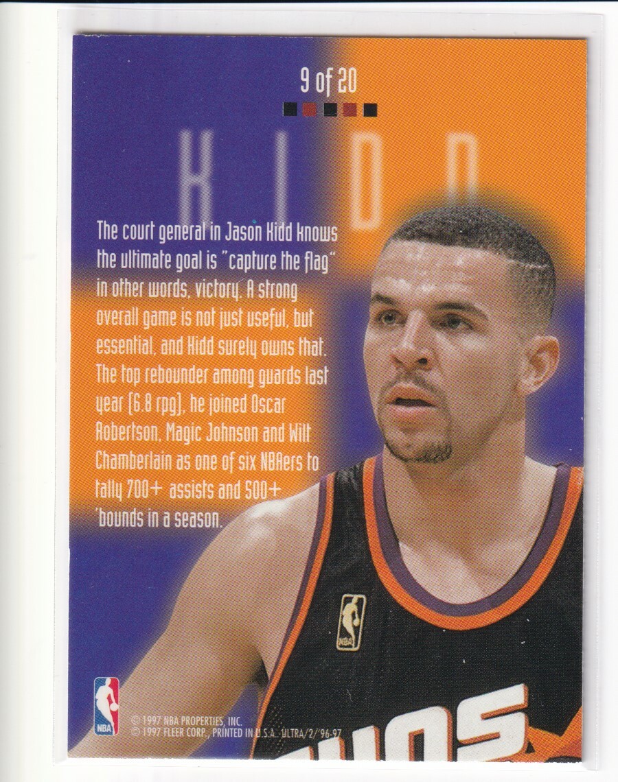 1996-97 ULTRA JASON KIDD BOARD GAME #9 | eBay