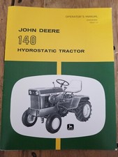 NEW 1973 JOHN DEERE 140 OPERATOR'S MANUAL OMM46861 ISSUE L2