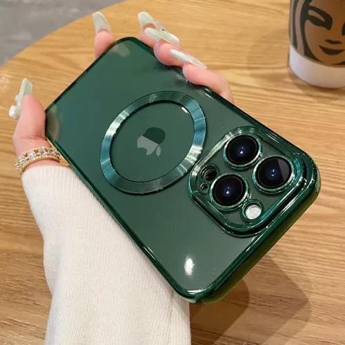 Etui na Apple iPhone 16 15 14 13 12 Pro Max odporne na wstrząsy magnetyczne silikonowe etui - Zdjęcie 6 z 30