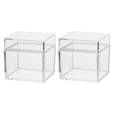 Display Container 2Pcs Praktische Party Favor Boxen Für Lagerung Display