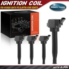 4x Ignition Coil for Hyundai Santa Fe Elantra Kona Sonata Kona N Tucson Kia K5