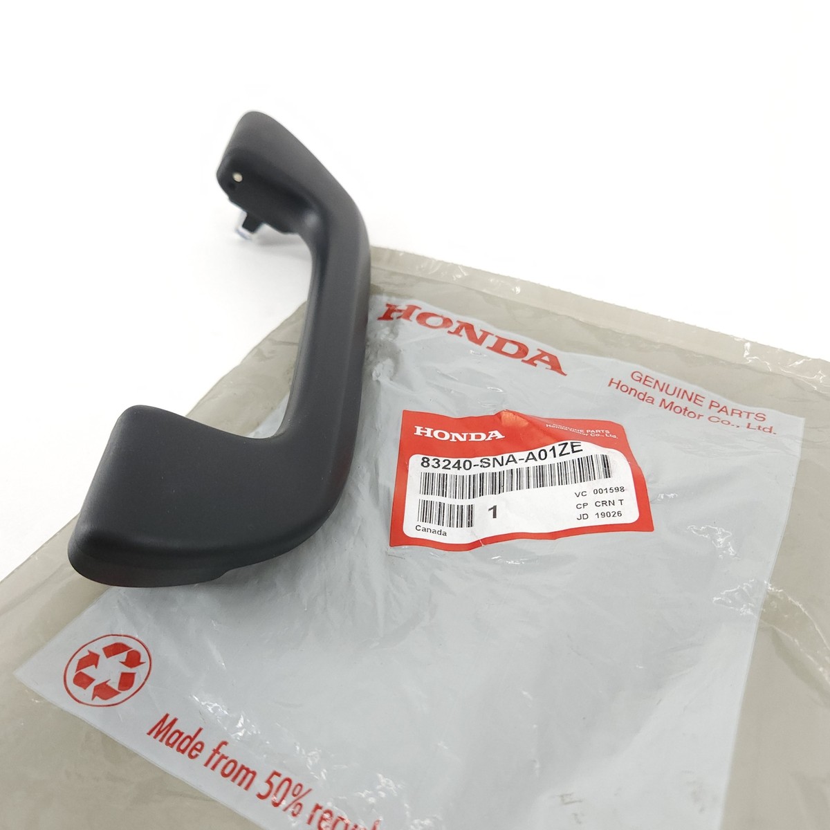 Genuine OEM Honda Acura 83240-SNA-A01ZE Grab Handle Graphite Black