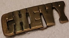 VINTAGE CHEVY solid Brass 70's Belt Buckle