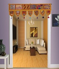 Ethnic Door Indian Patchwork Embroidered Decoration Valances Toran Wall Hanging