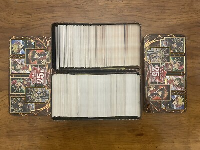 Yugioh Card Lot - TWO MEGA TINS FULL OF CARDS - Includes Holos from recent sets