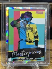 2021 Bowman’s Best RONALD ACUNA JR. Braves Masterpieces Atomic Parallel SSP!