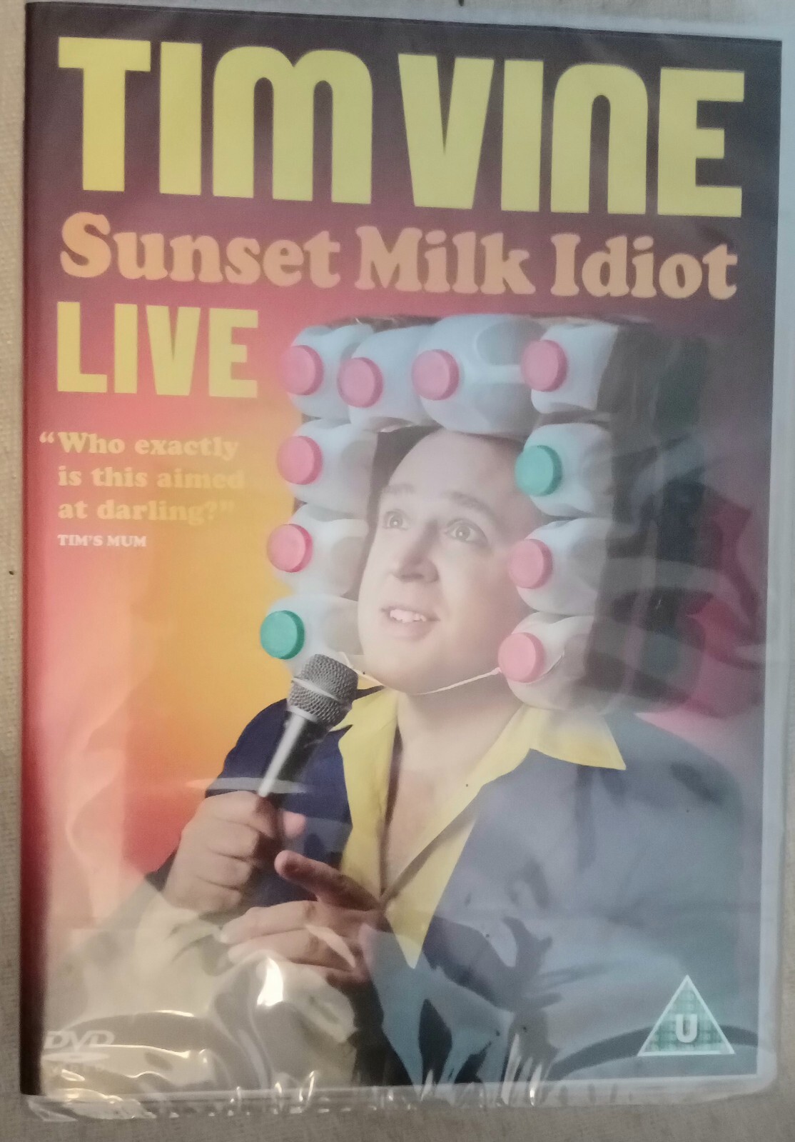 Tim Vine : Sunset Milk Idiot DVD (2019) Tim Vine cert U Comedy New & Sealed