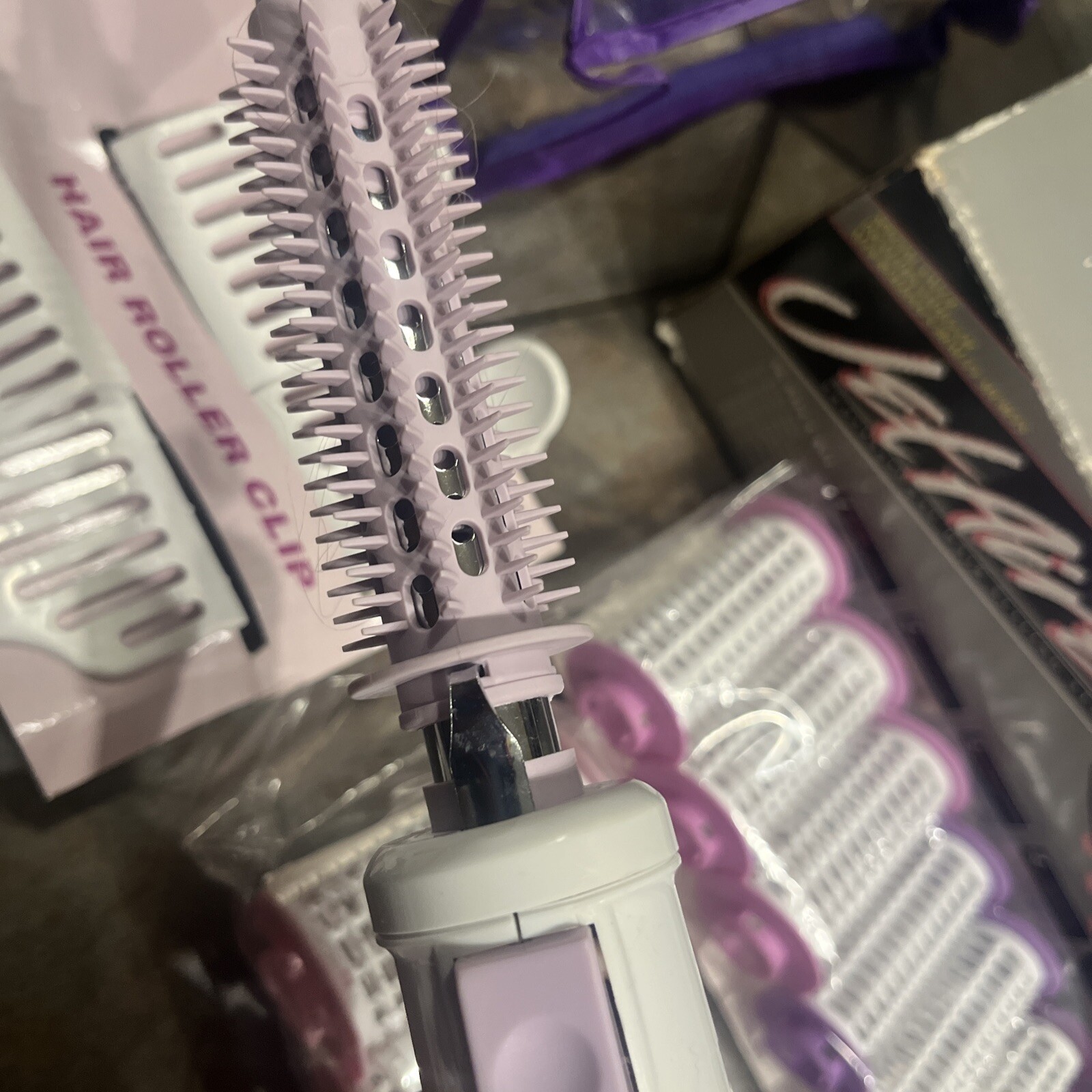 Vtg Jet Aire 4 in 1 Hair Styling Hot Air System Curling Iron & box