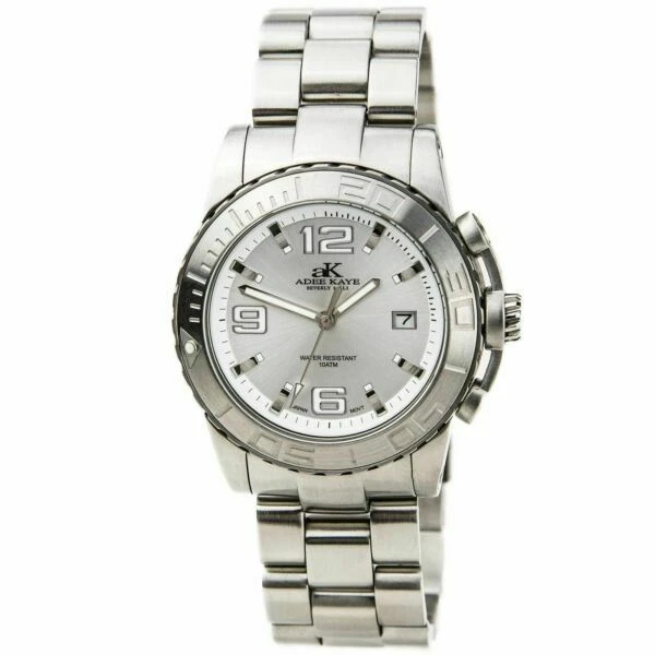 Adee Kaye Quartz Stainless Steel Case Wristwatches
