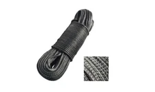 TECHTONGDA Brand New 6mm x 200ft 12-Strand Grey Braided Rope Line Portable