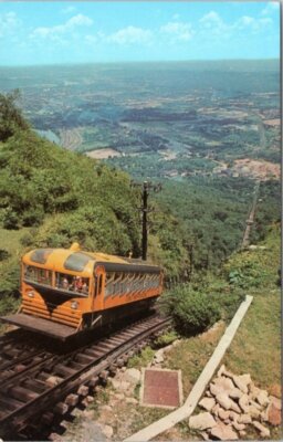 Incline from Station Top of Lookout Mountain Chattanooga Historic Old Photo