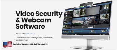 Professionell Volle Blue Iris Version 5 Nvr Software fur Video überwachung