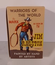 Marx Warriors of the World Jim Ralston Cowboy Figure, Vintage
